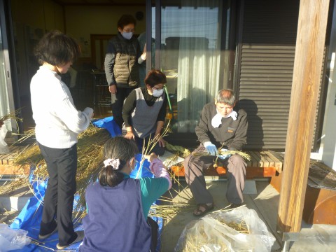 新年に願いを込めて。しめ飾り作り体験！